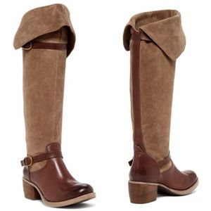 Lucky Brand Roller Tall Suede Boots 9
